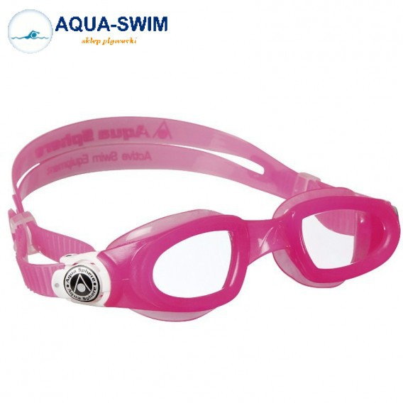 Aqua Sphere Okulary PŁYWACKIE DLA DZIECI MOBY KID pink/clear
