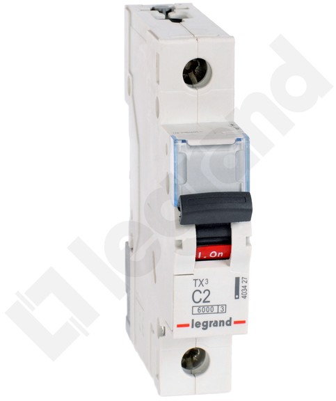Legrand Wyłącznik nadprądowy S 301 C 2 1P 2 A 6 kA - 403427