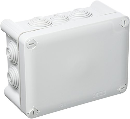 Legrand leg94524 puszka rozgałęźna prostokątne zostanie dostarczony przez ćwierć obrotu zamykanie Szary 155 X 110 X 74 MM