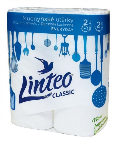Linteo Ręczniki kuchenne Linteo Classic, 2 rolki, dwuwarstwowe