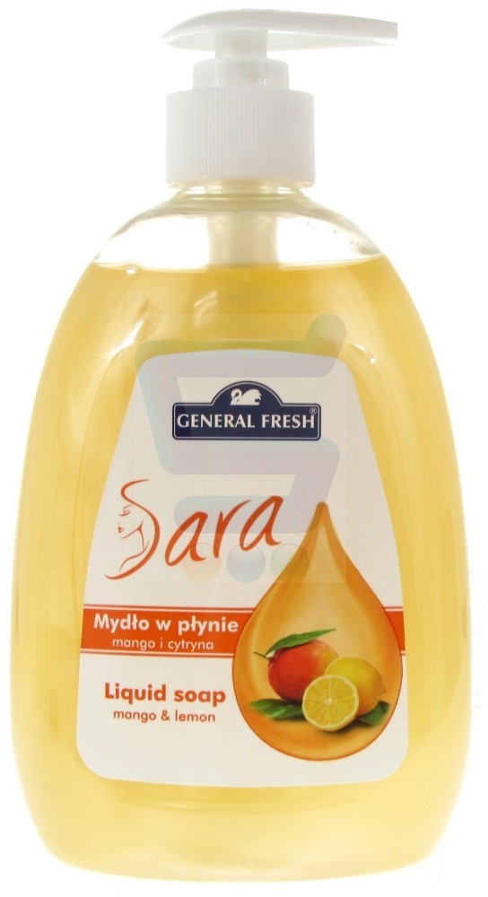 Fresh General Sara Mydło w płynie Mango i Cytryna 500ml