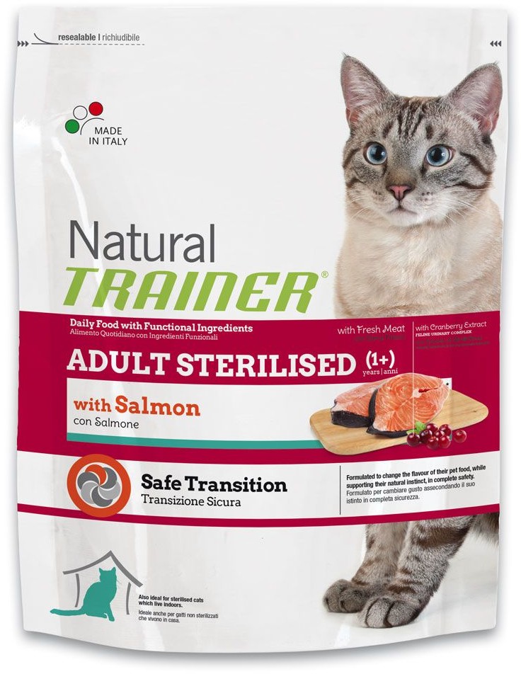 Trainer Natural Sterilised łosoś 3 kg