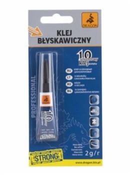 Dragon KLEJ 10-SEKUNDOWY CYJANOAKRYLOWY 2G BLISTER DKC002/BL