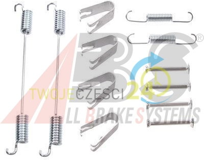 A.B.S. Zestaw dodatków, szczęki hamulcowe 0862Q