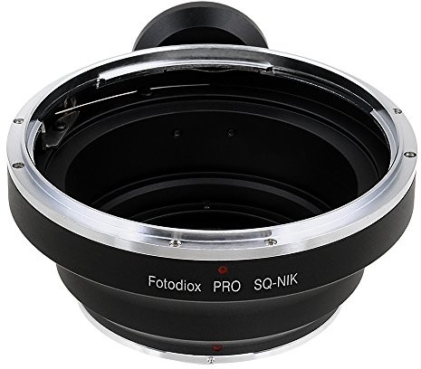 Fotodiox Pro Lens Mount Adapter  Bronica SQ (SQ-A, SQ-AM, SQ-B) Lens to Nikon F AI, SQ-Mount SLR/DSLR Camera Body 09LASQNKP