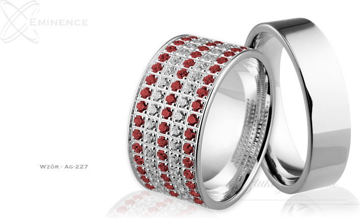 Eminence Obrączki srebrne - wzór Ag-227