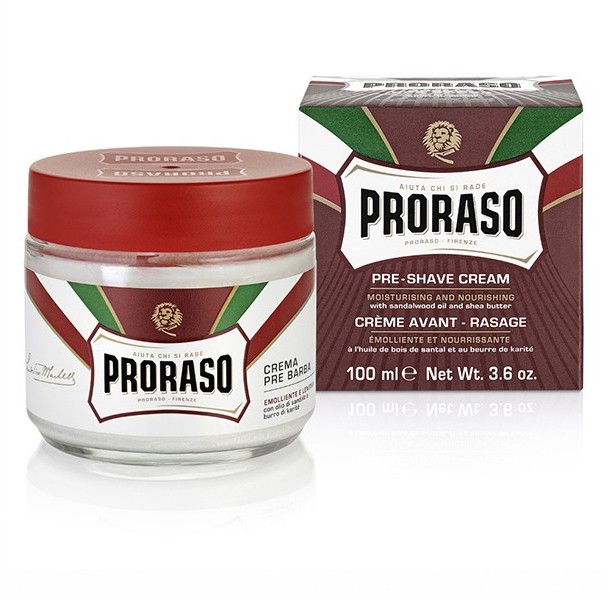 PRORASO Red Krem przed goleniem do mocnego zarostu 100 ml