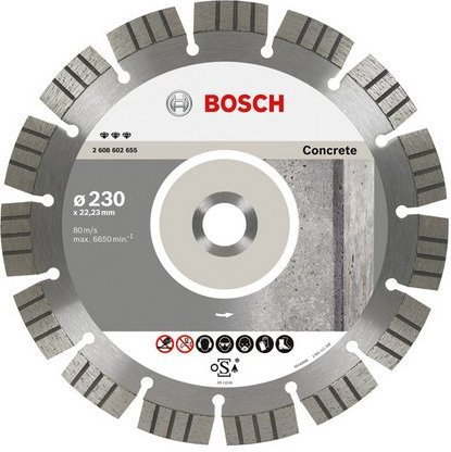 Bosch DIAMENTOWA TARCZA DO BETONU BEST 230 mm 2608602655