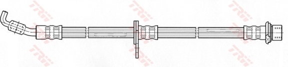 TRW Przewód hamulcowy elastyczny PHD696