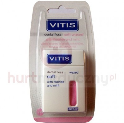 dentaid vitis Nić dentystyczna z fluorem i miętą Soft - Vitis