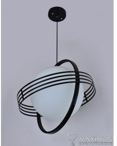 Lampex Lampa wisząca Saturno B Czarny 314/B E-27 1x60W