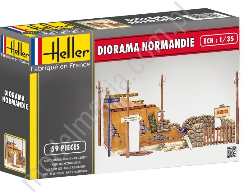 Heller Zestaw diorama ruiny w normandii 81250