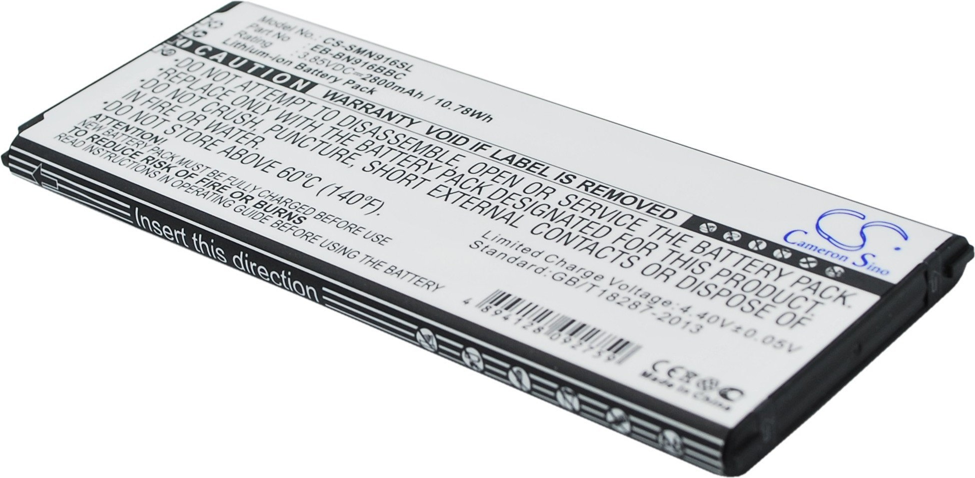 Zdjęcia - Bateria do telefonu CameronSino Samsung Galaxy Note 4 / EB-BN916BBC 2800mAh 10.78Wh Li-Ion 3.85V (Cameron 