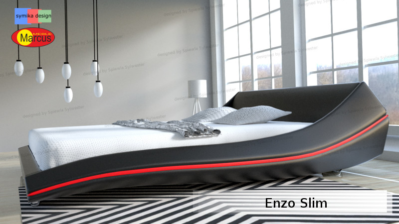 Enzo Slim120x200 ŁÓŻKO METALOWE