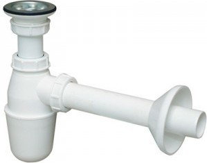 Rawiplast Syfon butelkowy O32 umywalka, bidet, sitko metalowe. A110M32