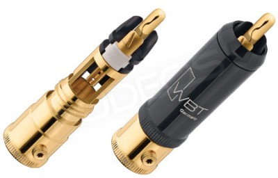 Wtyki RCA - Chinch WBT-0152Cu (2 szt.)