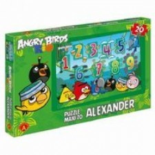 Alexander Puzzle 20 maxi cyferki - Angry birds Rio