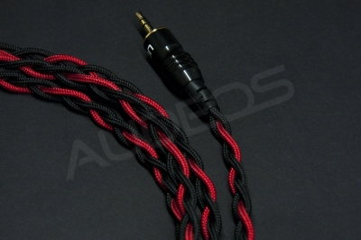 Audeos Interkonekt, kabel mini jack-jack 3.5mm Red Storm OCC 2m