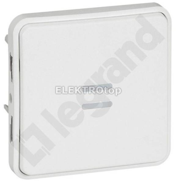 Legrand PLEXO IP55 - PRZYCISK PODŚWIETLANY ANTYBAKTERYJNY 6 A BIAŁY 070732