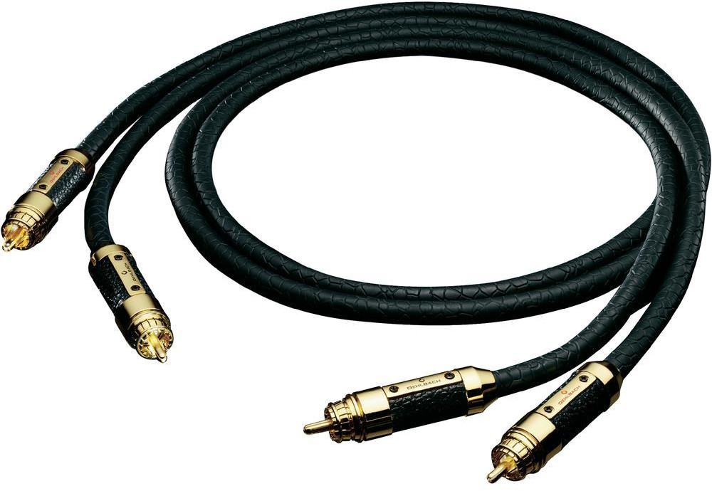 Oehlbach Kabel audio Cinch 13830 [2x Złącze męskie cinch 2x Złącze męskie cinch] 0.50 m czarny