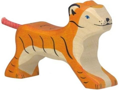 Holztiger Mały drewniany tygrysek 80137