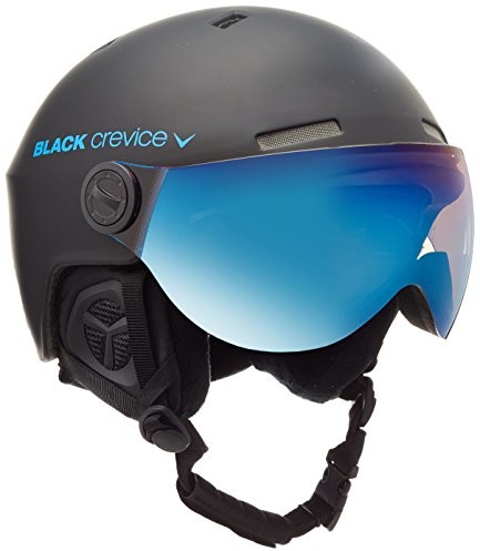 Black Crevice Gstaad Bcr143921-Bb-1 Kask Narciarski, 5457 Cm (BCR143921_schwarz/blau-S/M)