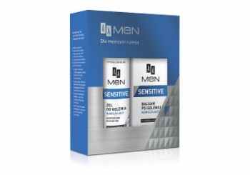 Oceanic S.A AA MEN SENSITIVE BALSAM PO GOLENIU NAWILŻAJĽCY DO SKÓRY BARDZO WRAŻLIWEJ 100 ML AA MEN SENSITIVE ŻEL DO GOLENIA NAWILŻAJĽCY DO SKÓRY BARDZO WRAŻLIWEJ 200 ML 31829955