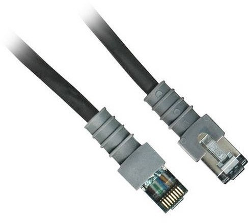 Patchsee Patchsee Patchcord CAT.6 FTP 7.9m czarny PCI6-DPF/26