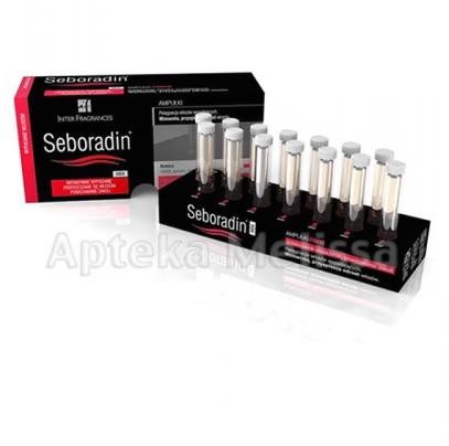 Seboradin INTER-FRAGRANCES MEN FORTE Kuracja w ampułkach dla mężczyzn 14 amp.