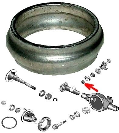 CROWN Tuleja rozprężna - Collapsible spacer Jeep