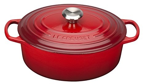 Le Creuset Signature brytfanna owalna, 31cm, czerwony, 31 cm 21178310602430