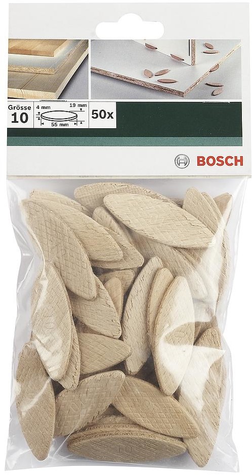 Bosch Wpust drewniany 2609256601 4 mm (OxD) 4 mmx55 mm 50 szt.