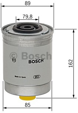 Bosch Wymienna kaseta filtru paliwa, 1 457 434 408 1457434408