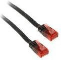 InLine  0.5m - Kabel sieciowy U/UTP - 1000 Mbit - Cat.6 - RJ45 - czarny 71655S 0.