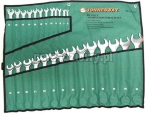 Jonnesway (R) W26126SA Zestaw 26 kluczy płasko - oczkowy