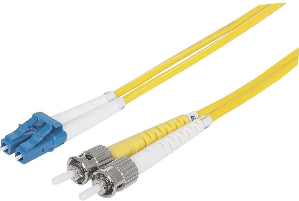 Intellinet Kabel Światłowód 474016 [1x złącze męskie LC 1x złącze męskie ST] 9/125 Singlemode OS2 1 m