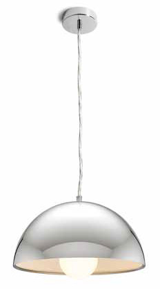 Redlux LAMPA wisząca SINTRA R11698 metalowa OPRAWA zwis kopuła chrom
