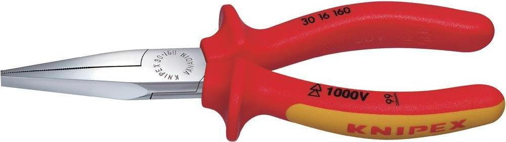 Knipex szczypce płaskie VDE Langbeck 160 mm (30 16 160)