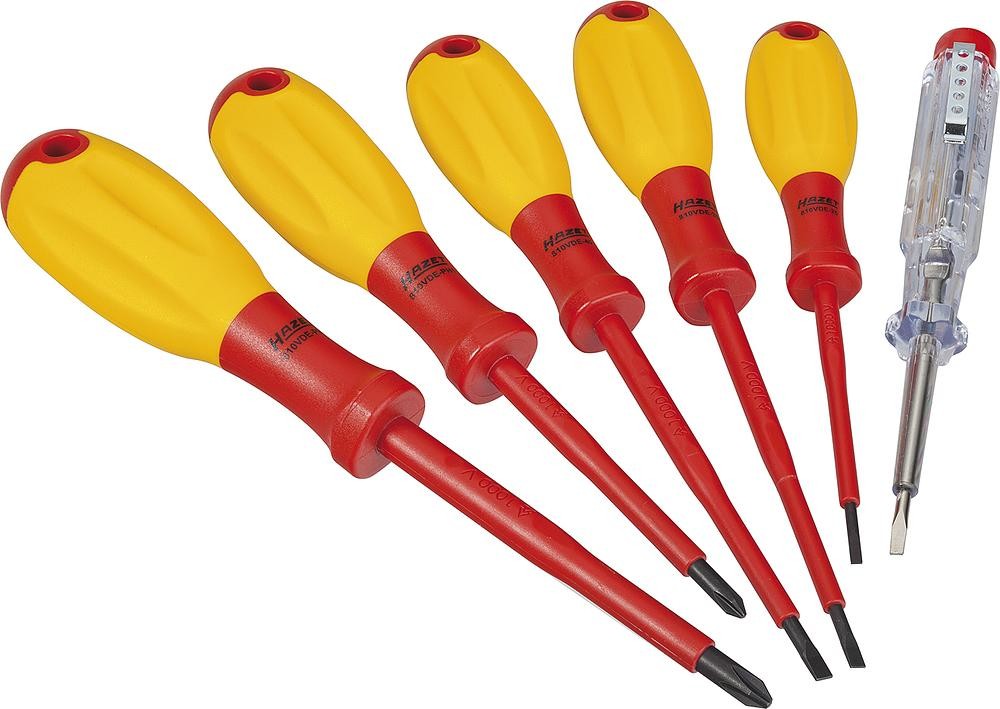 Hazet płaski, krzyżakowy Phillips 6 szt. (810/6VDE)