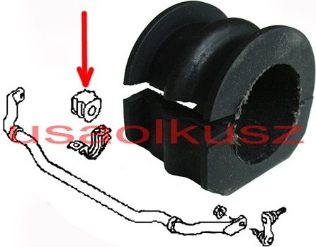 ROZNI Tuleja guma przedniego stabilizatora 34mm Infiniti FX35 S51 2008-