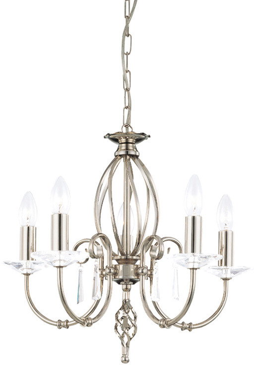 Elstead Lighting Aegean AG 5 PN 5 AG5 POL NICKEL
