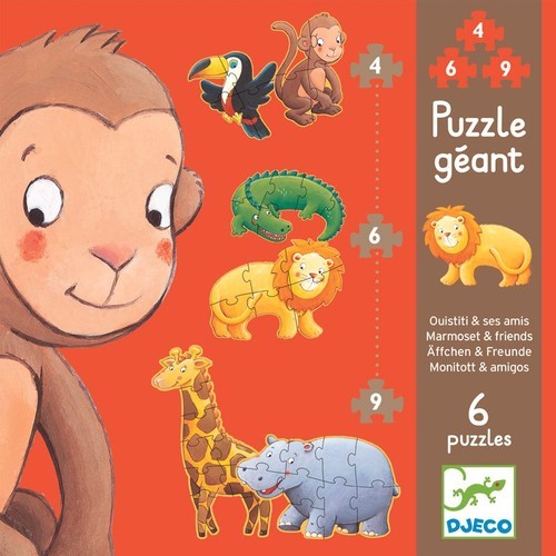 Djeco Puzzle Marmoset i przyjaciele