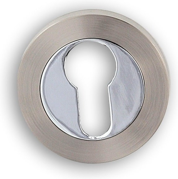 Kuchinox Rozeta okrągła WKŁADKA SATYNA/CHROM LJK 102A
