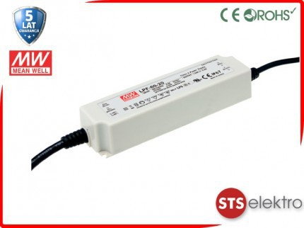 Mean Well Zasilacz LPF-60-12 12V/5A 60W