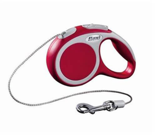 Flexi Smycz automatyczna VARIO linka kolor czerwony XS 3m do 8kg