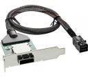 InLine SAS HD Low Profile Adapter Bracket zewn. SFF-8088 - wewn. SFF-8643 0.5m 2 (27656A)