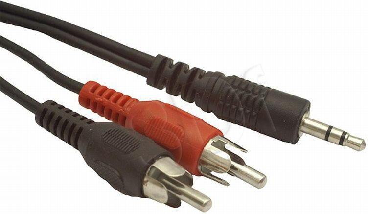 Gembird KABEL MINIJACK-2XRCA (CHINCH) męskie - męskie 0.2 m CCA-458/0.2