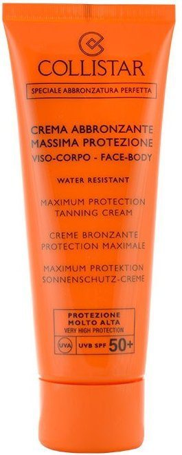 Collistar Maximum Protection Tanning Cream SPF 50+ 100ml