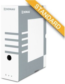 Donau BIELLA Pudło archiwizacyjne 100 mm szaro białe DN309-5