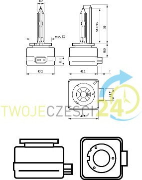 PHILIPS Żarówka, reflektor dalekosiężny 42403VIC1